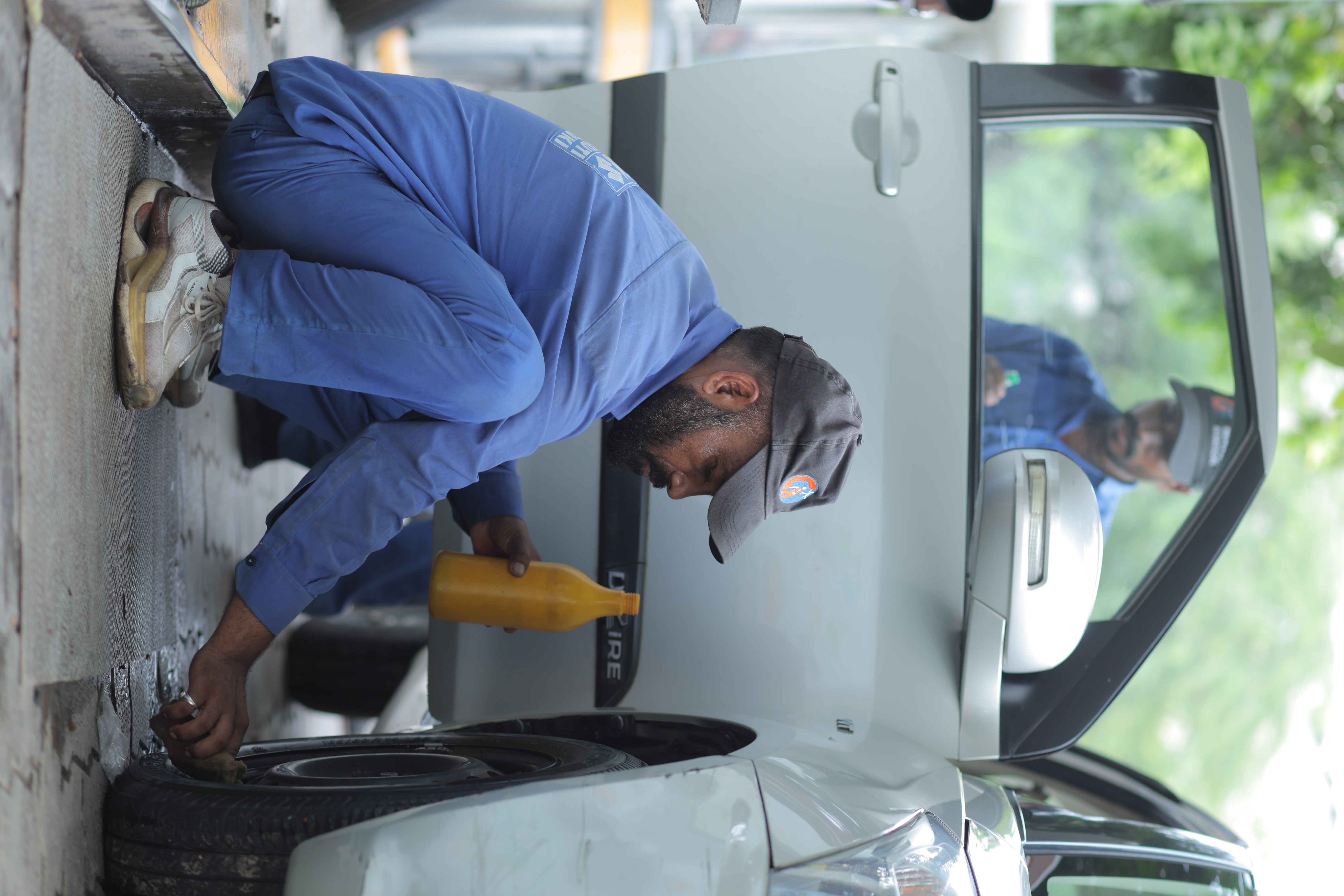 Vintage car restoration